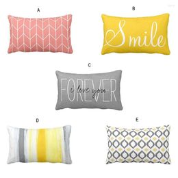 Pillow Case Cover Home Rectangle Letter Design Pillowcase Household Comfortable Sleep Contracted Pure And Fresh #t2p