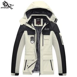 Mens Down Parkas Winter Jacket men parka L5XL 6XL jacket Mens Plus velvet thickening Hooded coats ski suit mens casual warm jackets coat 898 220914