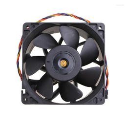 Computer Cables DC Brushless Fan DF1203812B2FN 12CM Cooling 120mm DC12V 4.5 A Cooler 120x120x38mm 4Pin Ball Bearing 7000rpm Powerful