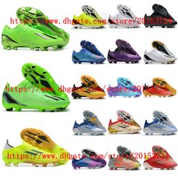 2022 Soccer Shoes X Speedportal .1 2022 World Cup Boots FG Speedflow.1 Outdoor Scarpe Calcio Mens Firm Ground Botas De Futbol