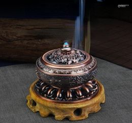Fragrance Lamps Copper Alloy Incense Burner Household Tray Indoor Sandalwood For Buddha
