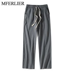 Men's Pants Pants Large Size Autumn Summer 11XL Waist 170cm Loose Pants Men 6XL 7XL 8XL 9XL 10XL Cotton Trousers 220914