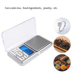 High Precision Digital Household Scale Mini Pocket Steelyard for Jewelry Coffee Tobacco Electronic Balance Gram Scaleing Smoking Accessories