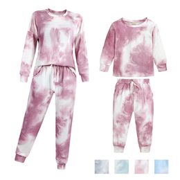 Family Matching Outfits Mother Daughter Clothes Suit Autumn Adult Kids Homeware Clothes Family Outfit Mother Son Clothes Set Parent-child Tracksuit 220914