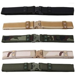 Waist Support Tactical Sport Belt With Plastic Buckle Army Military Adjustable Sponge Outdoor Fan Hook & Loop Waistband