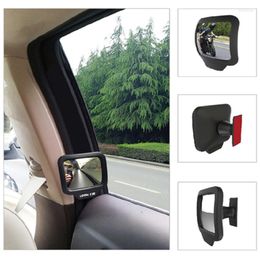 Interior Accessories Black Car Second-row Rearview Mirror Rear Anti-collision Auxiliary Wide-angle