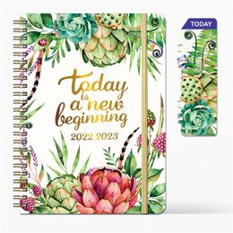 Notepads Daily Calendar Planner Notebook -2023 Weekly Monthly Office Agenda Organiser Time Management Personal Appointment Journal 220914