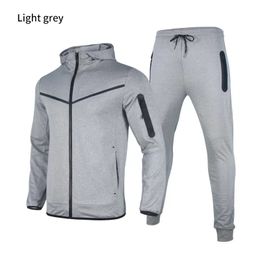 Mens Tracksuit Sweat Suits Jogger Suit Jacket Pants Men Sportswear Two Piece Sets All Cotton Autumn Winter Running Pant Tech Fleece Jackets Pollover Hooded