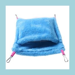 Small Animal Supplies Fleece Hanging Hamster House Pet Bed Rat Toys Guinea Pig Hammock Cage Bird Slee Nest Swing For Small Animals Dr Dhaeb