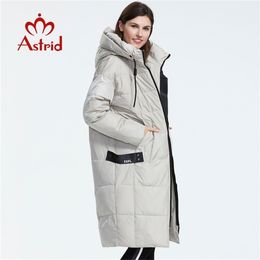 Women's Down Parkas Astrid Winter arrival down jacket women loose clothing outerwear quality with a hood fashion style winter coat AR-7038 220913