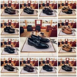 Luxus Vendome Major Derby Loafer Schuh Designer Kensington Leder Minister Elegante Kleid Loafer Schuhe Gentleman Derbys Oxford Walking Loafer Größe 38-45