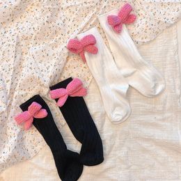 0-6T Cute Knitted Bowknot Baby Socks Breathable Cotton Children Kids Sock Gift for Toddler Infant