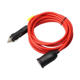 Car Organizer 12V Cigarette Lighter Extension Cable 12 Volt Cord Wit Fuse Protection On Male Plugs 12feet