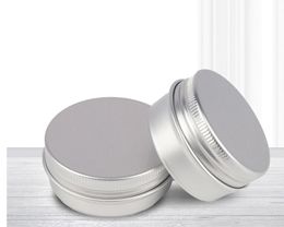 30g short round threaded aluminum box Lithospermum cream cosmetic cream travel sub package small cans