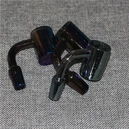 Colourful Quartz Banger Smoking Accessories Flat Top Quartz Nail XL Domeless Nails 10mm 14mm 18mm Male Female for glass bongs
