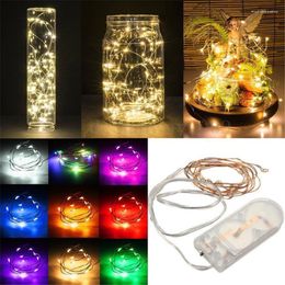 Strings LED Christmas Garland Copper Wire String Fairy Lights 2M/5M Waterproof Decoration For Year/Christmas S10