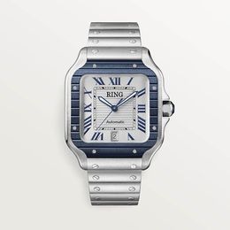 2022 Herren Neue mechanische Uhr, Edelstahlgehäuse, Armband, blaues Zifferblatt, geeignet für Datumsgeschenke