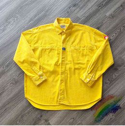 Men's Jackets Yellow CAVEMPT C.E CORD DESIGN BIG SHIRT ZIP Jacket Men Women 1 1 High-quality Streetwear Cav Empt jacket Coat T220914