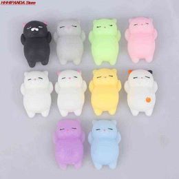 Christmas Toy Supplies Anti-stress Squeeze Toys Mini Soft Slow Rising Animal Cat Kawaii Rubber Squishes Antistress Novelty Gift For Children Gifts 0914