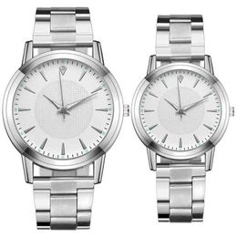 Wristwatches Luxury Couple Watches For Lovers Quartz Watch Elegant Business Men Watch Women Watches Sliver Black Clock Relogio Masculino J220915