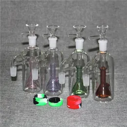 Hookah Glass Ash Catcher 14mm 18mm 5.5 Inch Mini Glass Bong Water Catchers Thick Pyrex Clear Bubbler Ashcatcher 45 90 Degree nectar