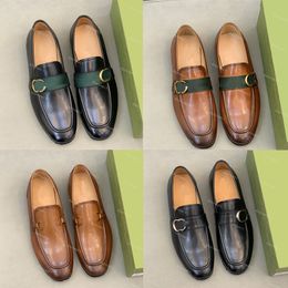 Дизайнер Jordaan Lofars Обувь Классическая обувь Кожаная мужская повседневная обувь Lofer для мужчин Оксфорды с пряжкой и принтом Италия Кроссовки Мода с коробкой