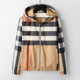 Mens jackets coat hooded designer coat BU luxury brand jacket coats outdoor zipper Outerwear