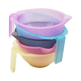 Hair Dyeing Tool Color Mixing Bowls with Handle for Salon Coloring Tools Bowl