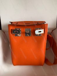 12A All-New Mirror Quality Designer Hac Bags Luxurys Small Waist Bag Genuine Leather Clutch Fully Handmade Handbags Chest Purse Crossbody Shoulder Black Box Bag