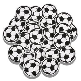 Notions Various Sizes Soccer Embroidered Patches Black White Ball Iron on Patch for Clothing Jackets Bags DIY Football Sports Sticker Sewing Craft Decoration