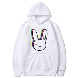 Psycho Bunnys Men's Hoodies Sweatshirts Bad Funny Korean Clothes Casual Pullover Harajuku Men Women Hooded Hoody Hip Hop Rabbit Hoodie 150