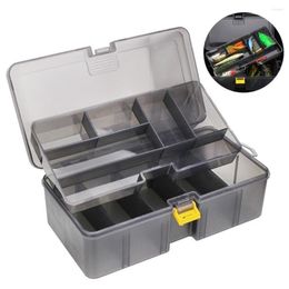 Fishing Accessories Favourite 55% Discount Supply Storage Box Hook Double-layer Waterproof Plastic Tackle Gear Tool Organisers