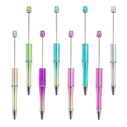 DIY Perlenstift Original Perlen Stifte anpassbare Lampenarbeit Handwerk Schreibwerkzeug Kugelschreiber Stifte