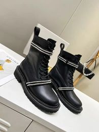 Luxurious Designes shoes Cate Boots For Women Ladies Sole Ankle Boots Chains Paltform Heels Adox Eloise Booty Winter Brands Boot