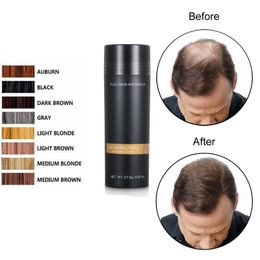 27.5g Hair Building Fibres Powder Spray Hair Loss Concealer Thicken Powder Hair Care Product Growth Keratin Applicator