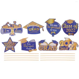 Festive Supplies 1 Set Of Unique Graduation Insert Cards Ornaments Household Flower Container DIY