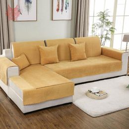 Chair Covers Red Blue Yellow Waterproof Sofa Cover Silica Gel Anti-slip Fundas De Sectional Couch SP4978