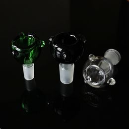 Colourful Heady Glass Bowl Smoking Accessories 14mm 18mm Female Male Joint Glass Bowl Dab Rigs For Bong Bowls Water Pipes SA02 SC01