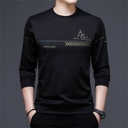 Men s Hoodies Sweatshirts BROWON Autumn Korean Clothes Long Sleeve Sweatshirt Casual Fashion Brand Pullover Solid Colour Tops for M 4XL 220914