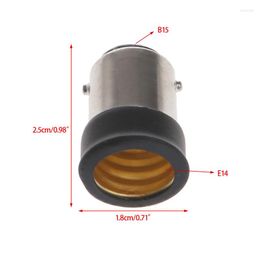 Lamp Holders 2022 B15 Male To E14 Female Bulb Socket Light Extender Adaptor Converter Holder