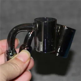 25mm Quartz Banger Nail Smoking 10mm 14mm 18mm Male Female 45 90 Bangers Nails For Glass Water Bongs Dab Rigs