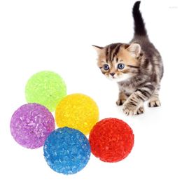 Cat Toys 5Pcs Dog Ball Teaser With Bells For Play Outdoor Training