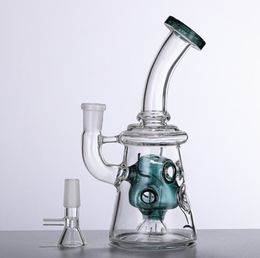 Hookahs Smoking egg glass bong Swiss percolator mini small bongs tobacco water pipes showerhead perc