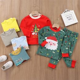 Clothing Sets style Baby 024M Boy Girl Clothes Set born Infant Autumn Spring Outfits christmas Tops Pants Casual 220915