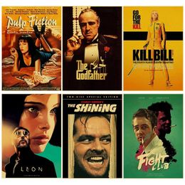 2023 Funny Classic Movie Metal Painting Arts Signs Tin Plate Pulp Fiction Plaque Poster Vintage Wall Decor for Bar Pub Club Man Cave Living Room Crafts 20x30cm