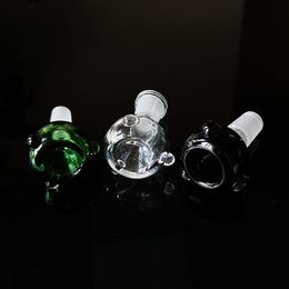 Clear Green Black Glass Bowl Smoking Accessories 14mm 18mm Female Male Joint Dab Rigs For Bong Hookah SA02 SC01