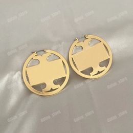 Fashion Hoop Earrings Designer Womens Big Circle Simple Earring Luxury Jewellery Ear Studs High Quality Gold Earring Lady Party Gift With Box