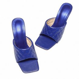 2022 womens sandals Shoes Candy Colour Fashion High Heels Chequered High-heeled Sandals Open-toed