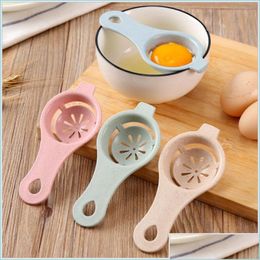 Egg Tools 13X6Cm Plastic Egg Separator White Yolk Sifting Home Kitchen Accessories Chef Dining Cooking Gadgets Kitchenware Dividers D Dhfg2
