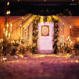 Party Decoration Wedding Aisle Crystal Pillars Walkway Stand Centrepiece For Christmas Decor Senyu01093